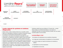 Tablet Screenshot of lorraine-repro.com